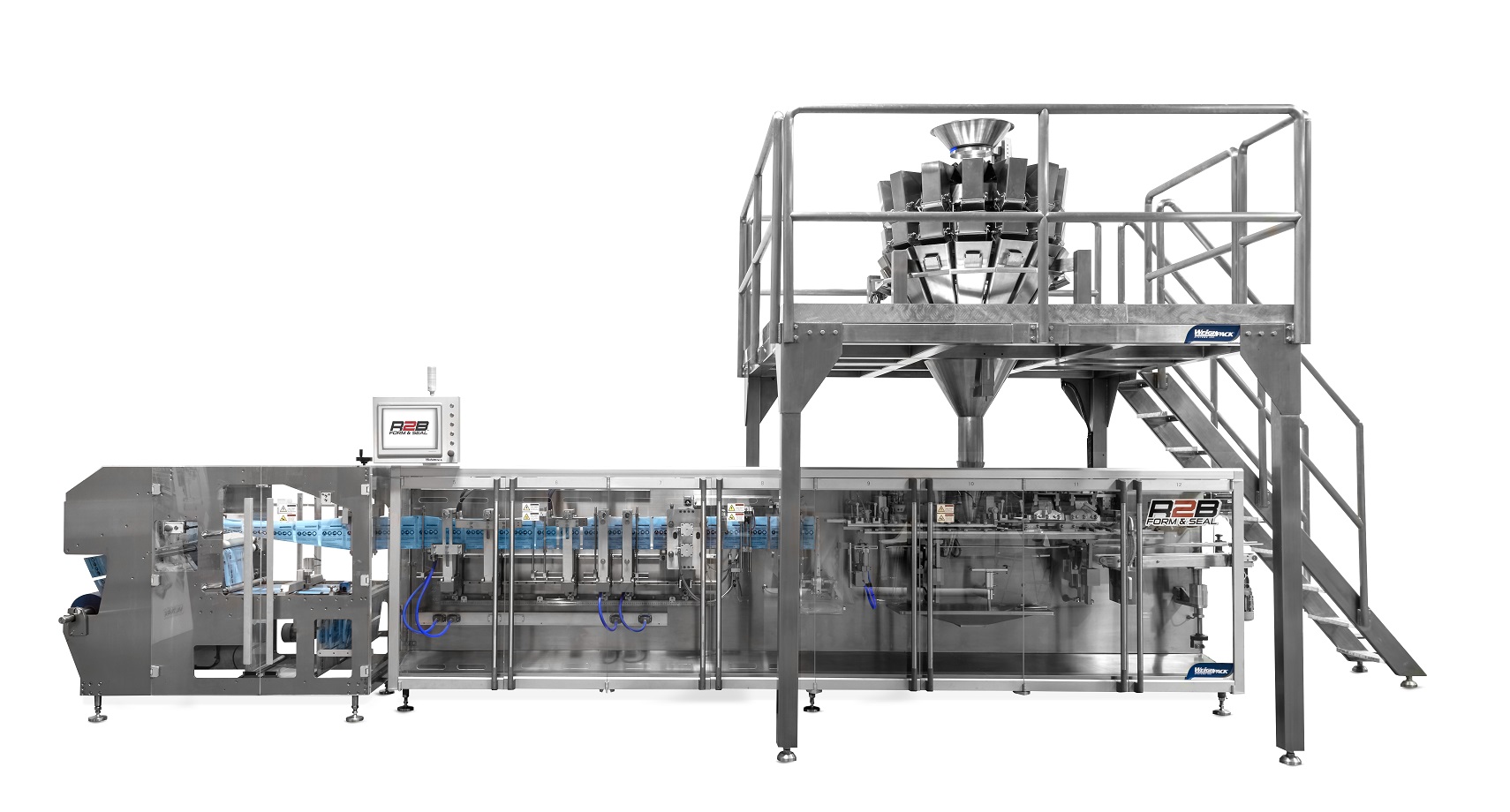 pouch filling and sealing machine