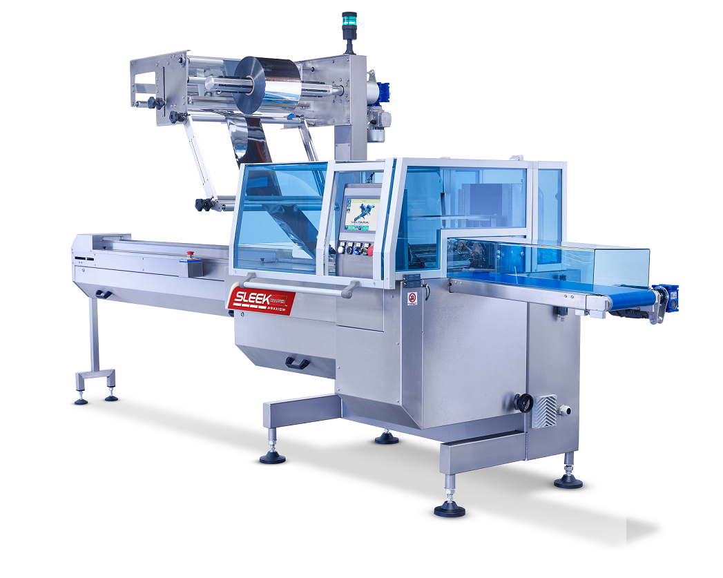produce and food flow wrapping machine