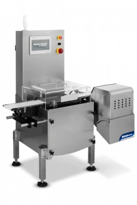 Check weighing machine for automated packaging